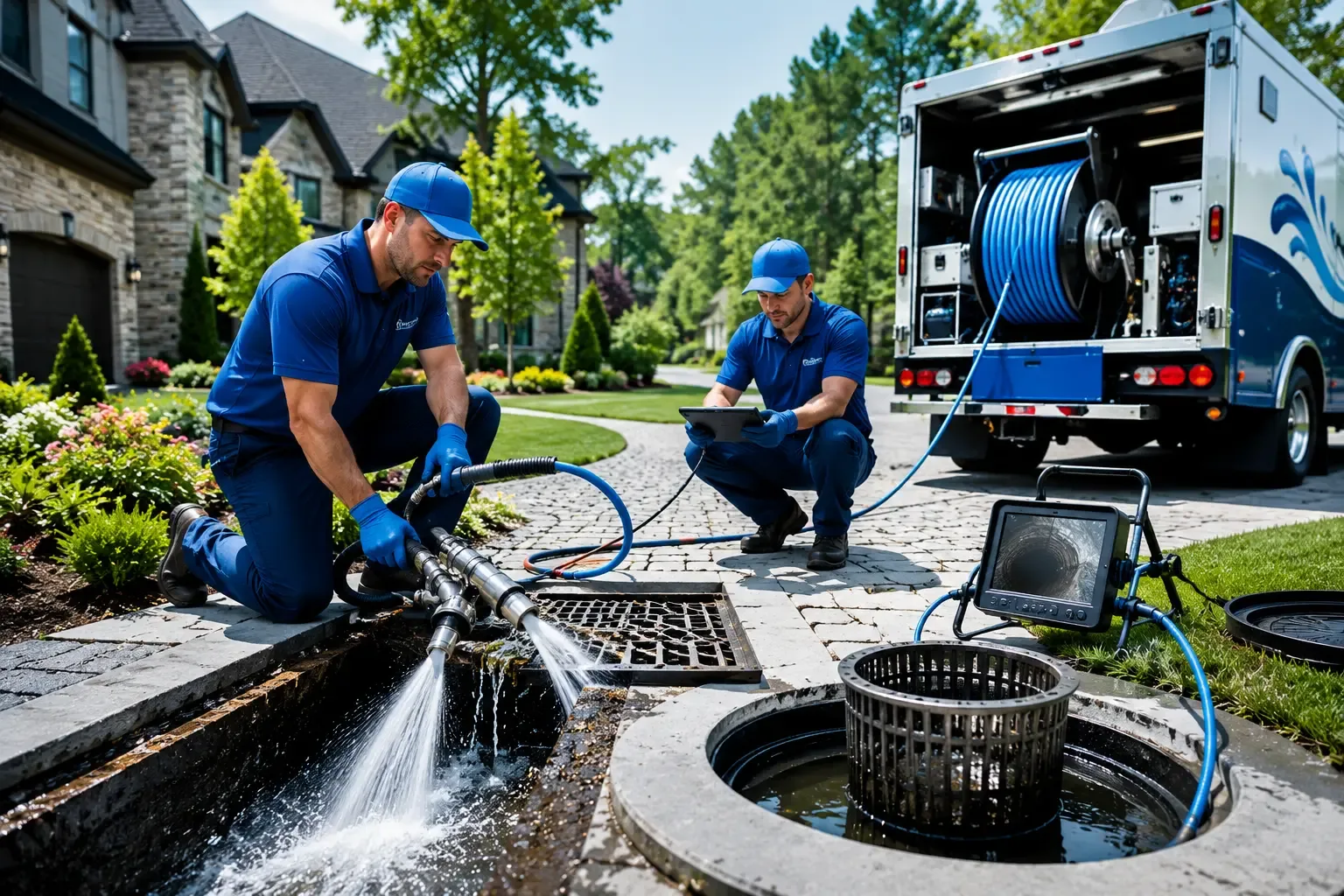 Local outdoor drain cleaning professionals in Pierce, TX