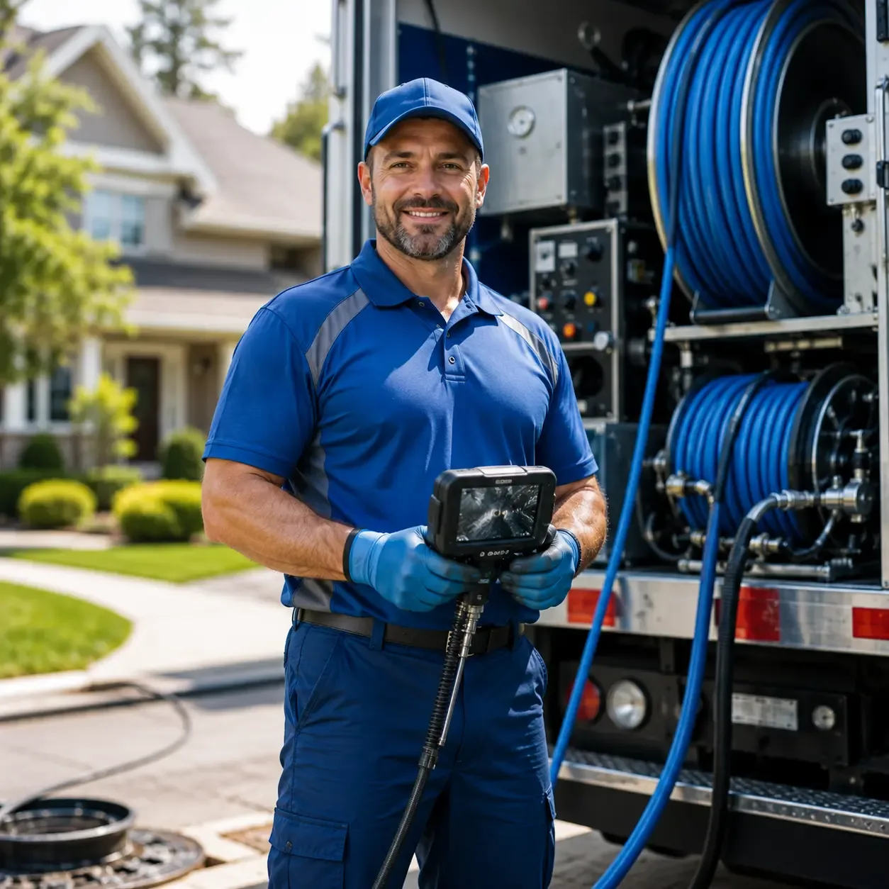 Local outdoor drain cleaning specialists in Pierce, TX
